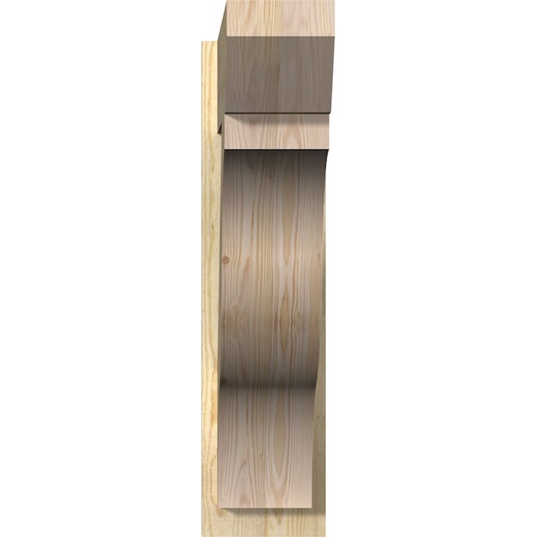 Funston Slat Rough Sawn Outlooker, Douglas Fir, 8W X 32D X 32H